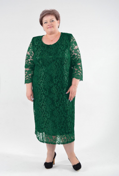 Платье "Скарлет" (арт. 090) зеленый