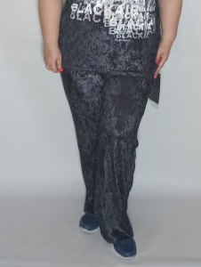 Брюки   "999 велюр" черный